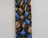 Jerry Garcia Blue/Dark Green Pattern Neck Tie, Northern Lights 100% Silk... - £18.66 GBP