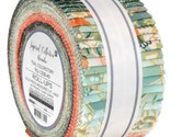 Jelly Roll - Imperial Collection Honoka Teal Colorstory Fabric Roll-Ups ... - $39.97