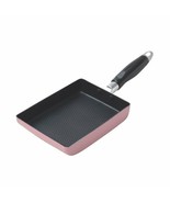 Fluorine-coated egg cooker 13 x 18cm for gas flame, pink TG-13P - $55.92 CAD