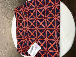 LulaRoe Cassie Skirt Sz M - print orange Blue multi - NEW - $337.73 MXN