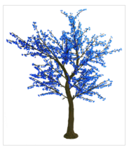 8.5FT Blue Cherry Blossom LED Indoor Outdoor Lighted Tree Commercial Quality - £1,793.19 GBP