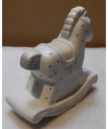 VTG Hallmark Ceramic Rocking Horse Baby Nursery Night Light 11U - $10.99