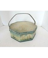 VTG LOOSE-WILES BISCUIT COMPANY SUNSHINE BISCUIT TIN TALL SHIPS 9.25&quot; OC... - $9.85