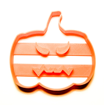6x Pumpkin Jack O Lantern Fondant Cutter Cupcake Topper 1.75 IN USA FD111 - £6.36 GBP