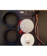 (2) 19 LED Trux 4" Round Clear Lens Chrome/Mirror Back Finish Stop Tail Turn Kit - $60.00
