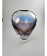 Vtg Bohemian Czech Art Glass Vase Vladimir Mika Moser Karlovarske Sklo M... - £230.98 GBP
