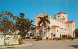 Miami Spiaggia Florida Bella San Patrizio Cattolica Chiesa Cartolina 1962 - £6.73 GBP