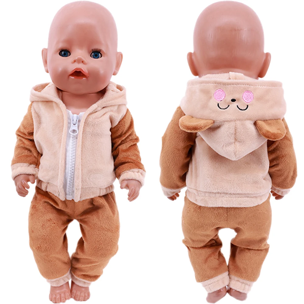 Play Cute Animal Embroidery Doll Clothes For 18 Inch American Doll Girl Toy 43 c - £23.18 GBP