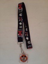 Mickey Mouse Lanyard With Mickey Mouse Club Pendant,  20 Inch Stretchy - $10.04