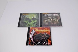 Lot of 3 Drew&#39;s Famous Halloween CDs: Sounds of Fear, Party Hits, &amp; Horrifying H - £11.86 GBP