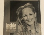 Inside The Actor’s Studio Print Ad Tv Guide Helen Hunt TPA21 - $5.93