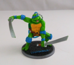 Viacom Teenage Mutant Ninja Turtles TMNT Leonardo 2.75&quot; Keychain Action Figure - £6.09 GBP