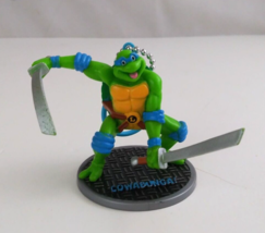 Viacom Teenage Mutant Ninja Turtles TMNT Leonardo 2.75&quot; Keychain Action Figure - £5.78 GBP