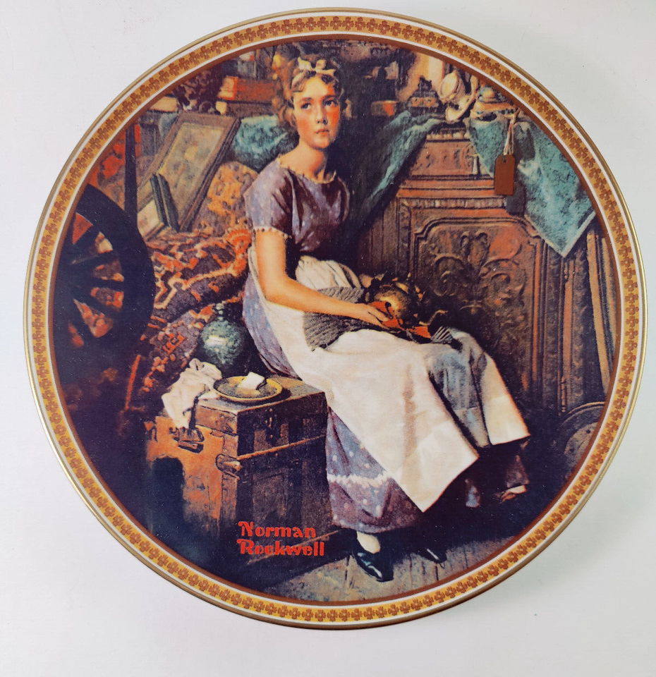 Knowles Norman Rockwell "Dreaming In The Attic" Limited Edition Plate - $9.95