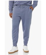 Goodthreads Men&#39;s Washed Fleece Jogger Sweat Pants Size SMALL Slate Grey... - £12.88 GBP