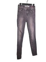 Zara Trafaluc Size 4 Gray Denim Skinny Leg Jeggings - £12.59 GBP