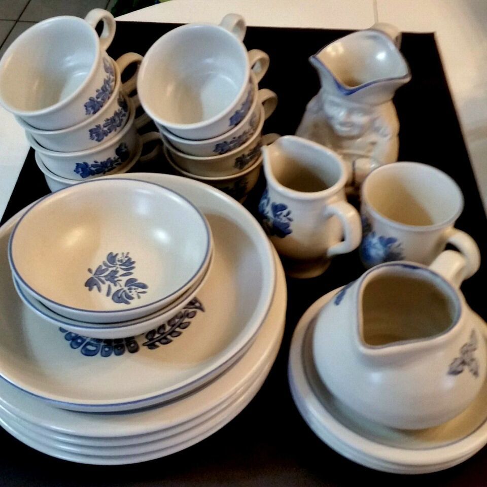 Pfaltzgraff Blue Yorktowne Plate Bowl Cup REPLACEMENT Pieces SOLD INDIVI... - $4.94+