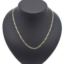 18k Layered Real Gold Filled Figaro link Chain 3mm×24&quot; - $12.60