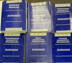 2002 Dodge Durango Servizio Riparazione Negozio Manuale Set W Diagnostica Libri - £78.21 GBP