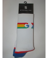(1) Pair - STRIDELINE - Google Rainbow Socks (New) - £27.65 GBP