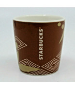 Starbucks Coffee 2013 Ethiopia Espresso Shot Mini Mug Cup 3oz 89 ml Brow... - £21.06 GBP