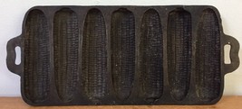 Primitive Vintage 7S 26 Cast Iron Cornbread Corn Cob Shaped Muffin Bakin... - £98.36 GBP