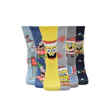 SpongeBob Squarepants Men's 6-Pack Crew Socks, Size 6-12 - $25.73