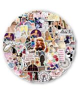 100 Taylor Swift Singer Stickers Waterproof Reusable PVC Set - $26.90