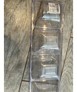 NWT Set of 2 Creative Converting 4 compartment Serving Trays Clear Tray ... - $267.31 MXN