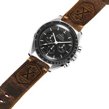 Top Quality Italian Leather Watch Strap 20mm for Omega Seamaster Speedmaster - $26.46