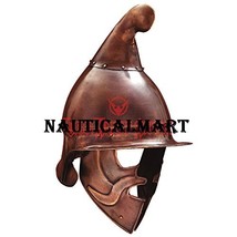 NAUTICALMART Armor athenian hoplite Helmet - One Size Fit Most - Brass Armor - £141.65 GBP