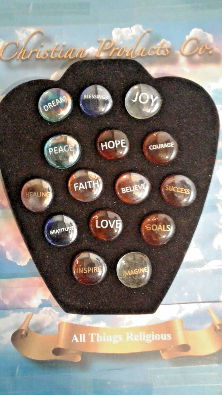 Inspirational Zen Glass Stones