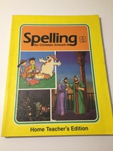 Spelling for Christian Schools 6 Home Teacher&#39;s Edition Homeschooling - £2.30 GBP