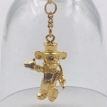 Vintage Disney Mickey Mouse Marching Band Glass Bell w/ Gold Tone Clappe... - £11.21 GBP