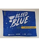 St Louis Blues 2019 Playoffs Rally Towel Bleed Blue NHL Hockey Memorabilia - $15.02 CAD