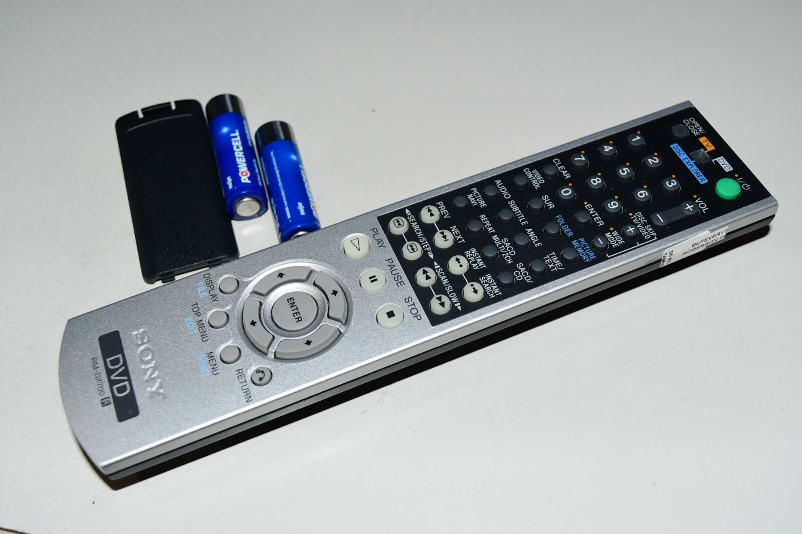 Sony RM-DX700 Remote DVP-CX777 DVP-CX777ES DVP-CX777ES/B DVP-CX777ESU TESTED OEM  			