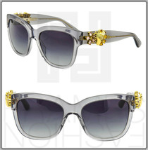 Dolce &amp; Gabbana Enchanted Beauties Transparent Grey DG 4247B 4247 Authentic - £218.96 GBP