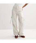 Juniors  SO® Relaxed Fit Bow Cargo Wide Leg Pants Color: Sahara Wind Size: - $28.05 CAD