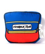 1 Count Waverly All Aboard Conductor 14&quot; X 12&quot; Multicolor Decorative Pillow - $30.99
