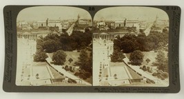 Vintage Stereoscope Card Underwood S131 DC Capitol White House Pennsylvania Ave - £9.99 GBP