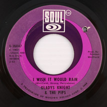 Gladys Knight &amp; The Pips – I Wish It Would Rain/ It&#39;s Summer - 45 rpm 7&quot; Single - £11.41 GBP