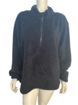 RBX Black 1/4 Zip Fleece Long Sleeve Pullover Size 1X - $23.74