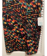 LuLaRoe CASSIE Pencil Skirt Size 2XL Stretch Material Geometric Print Ne... - $13.99
