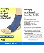 ELASTIC ANKLE SUPPORT Pullover Foot Brace BLUE Fabric Washable Sprain Pr... - $297.12 MXN