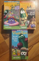 VeggieTales VHS Lot of 3 Thankfulness Obedience Self-Esteem  - $16.82