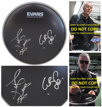 Tears for Fears Curt Smith &amp; Roland Orzabal signed 10&#39;&#39; Drumhead COA pro... - £786.95 GBP