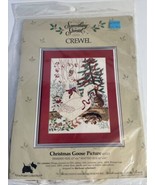 1986 Something Special NEW Crewel Kit “Christmas Goose Picture” 40223 12... - £20.17 GBP