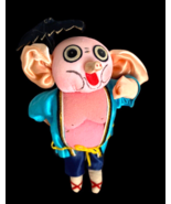 Vintage Christmas Ornament Asian Chinese Style Outfit Pig Farmer Rake Ro... - $22.22