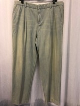 Elie Tahari Lolita Trouser Jeans Placid Wash 100% Cotton Size 14 NWT - £39.56 GBP