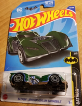 Hot Wheels Batman:Arkham Asylum Batmobile Green #32 32/250 2022 Batman 2/5 - $5.00